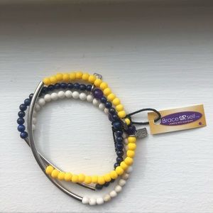 Brace URself bracelet stack